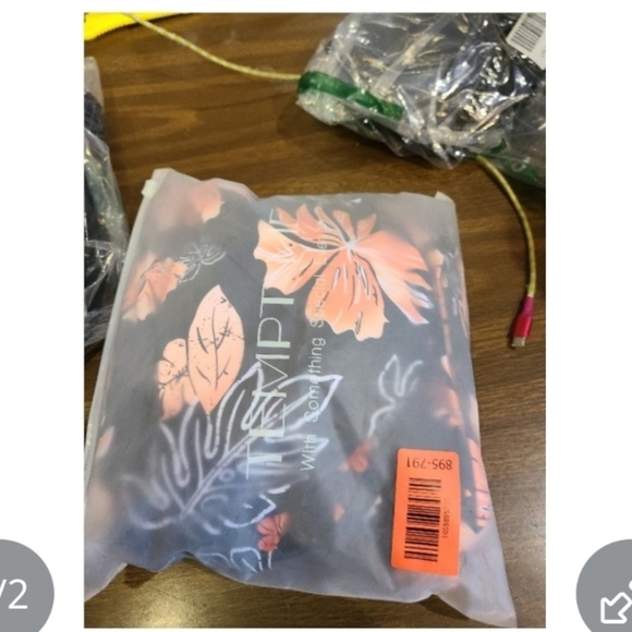 TEMPT ME - 24W Floral Black Two Piece - Picture 9 of 9